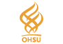 Yellow logo for Oregon Health and Science University